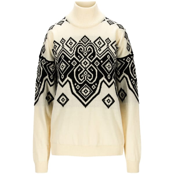DALE OF NORWAY FALUN HERON F SWEATER OFF WHITE BLACK Jumper