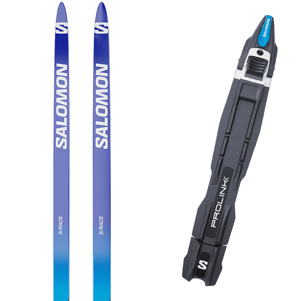 SALOMON-S/RACE SKATE JR + Fix - Cross-country ski set