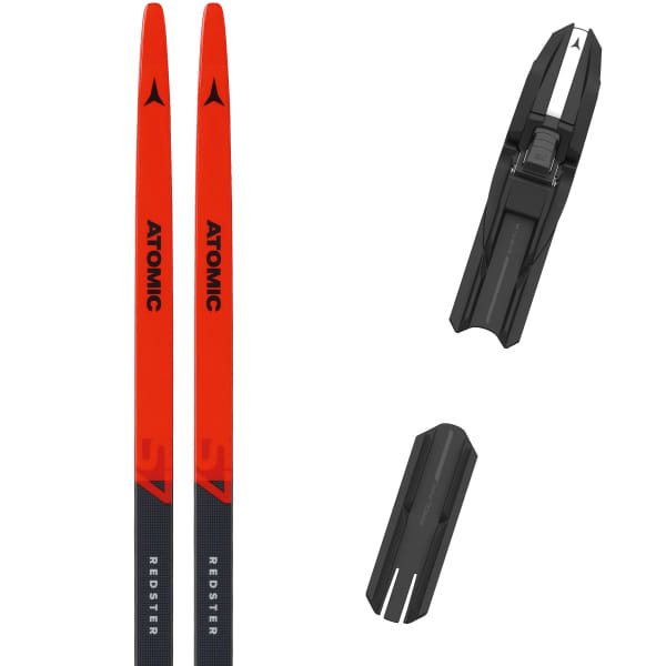 ATOMICREDSTER S7 MED + PROLINK SH SK RED/GREY Crosscountry ski set