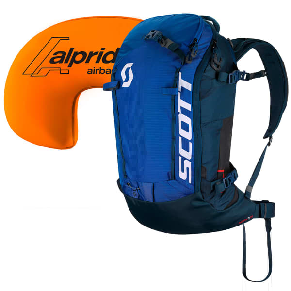 SCOTT PACK PATROL E1 30 KIT AP BLUE/DARK BLUE - Airbag backpack
