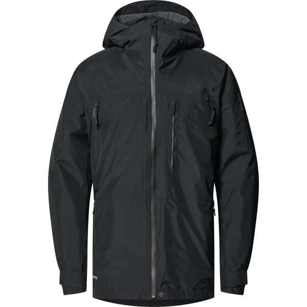HAGLÖFS-LATNJA GTX INSULATED JACKET M TRUE BLACK - Ski jacket
