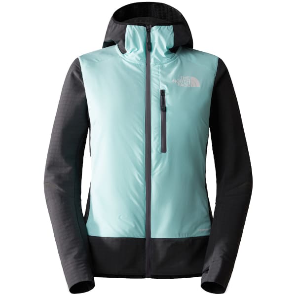 THE NORTH FACE W DAWN TURN HYBRID VENTRIX MIDLAYER ASPHALT GREY/POWDER TEAL  24