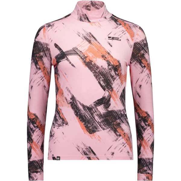 Mons Royale W CASCADE MERINO BASE LAYER MOCK NECK LONG SLEEVE