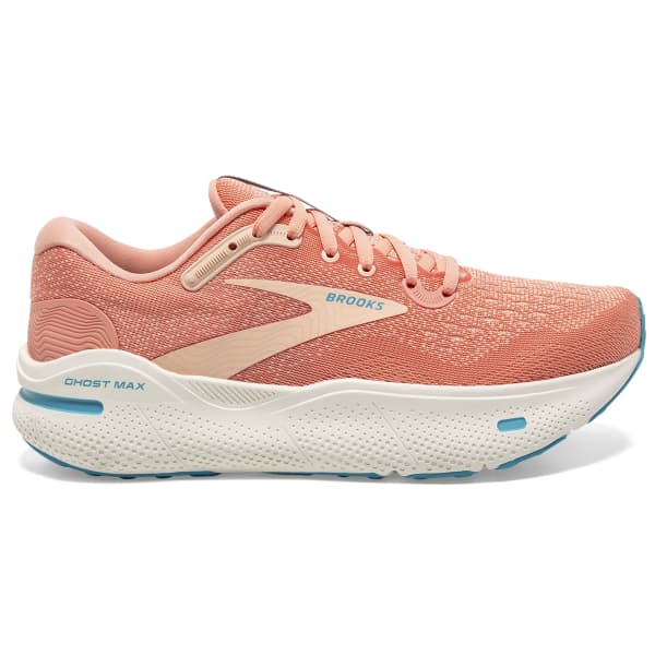 BROOKS Ghost Max W - Rose / Orange / Blanc - taille 40 2024