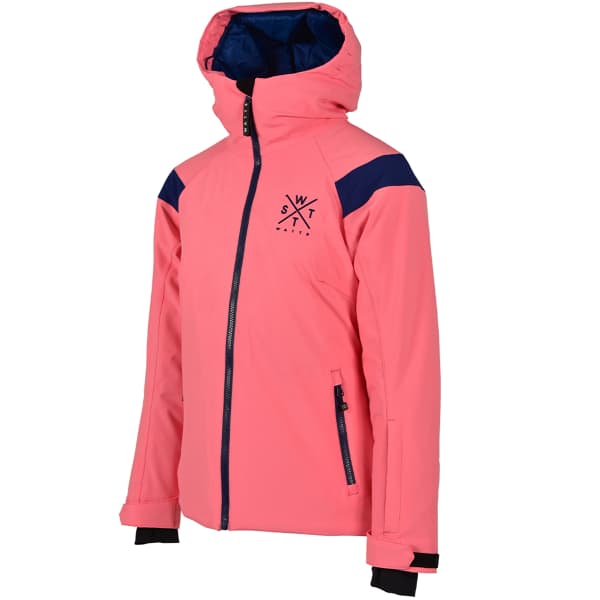 Veste ski store femme corail