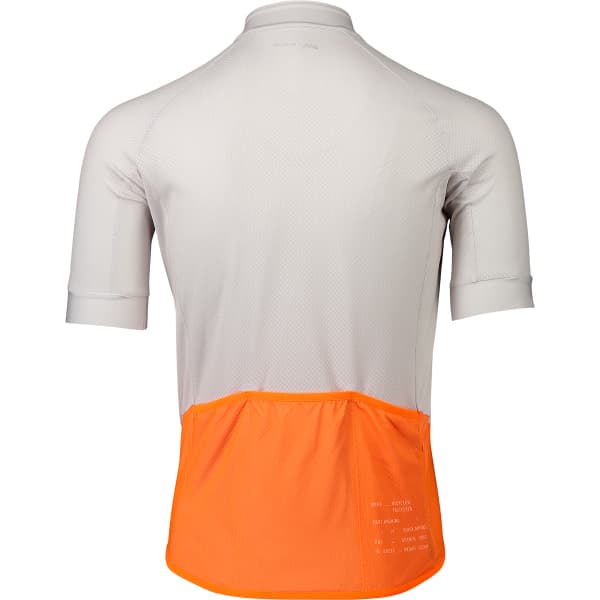 POC-M'S ESSENTIAL ROAD LOGO JERSEY GRANITE GREY/ZINK ORANGE