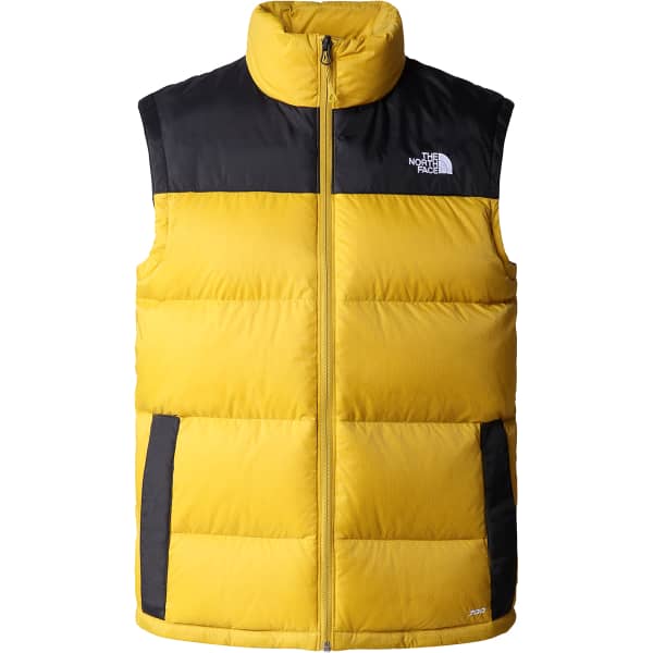 THE NORTH FACE M DIABLO DOWN VEST MINERAL GOLD TNF BLACK Ski