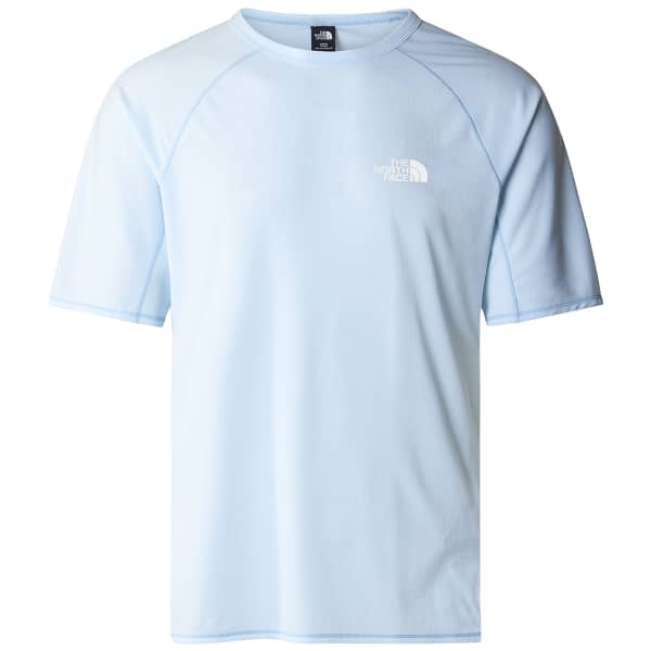 THE NORTH FACE SUMMER LT UPF S S BARELY BLUE STEEL BLUE Trail running T shirt