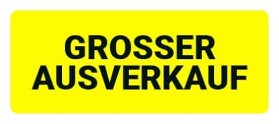 Grosser ausverkauf