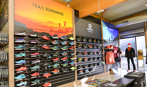 Intérieur magasin ekosport Grenoble