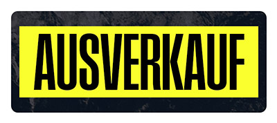 Ausverkauf
