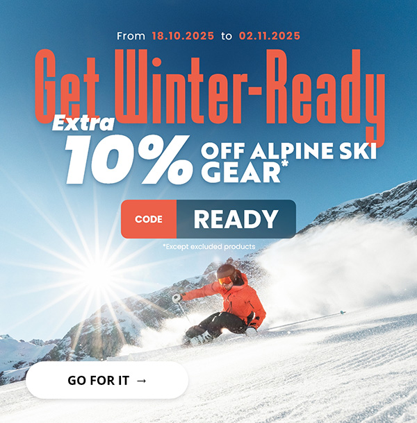 -10% extra alpine gear