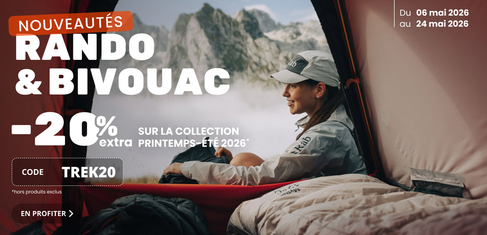 nouveautés rando bivouac