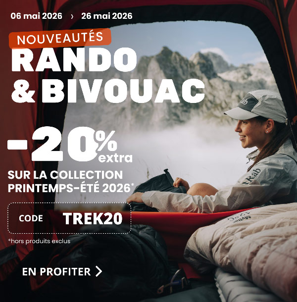 nouveautés trek bivouac