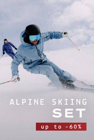 Alpine skiing set