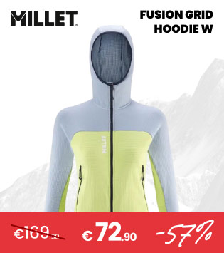 MILLET - fusion grid hoodie