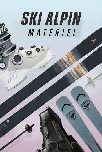 Materiel ski alpin