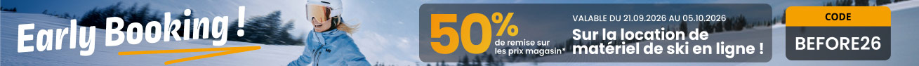 Early booking - 50% extra - BEFORE26