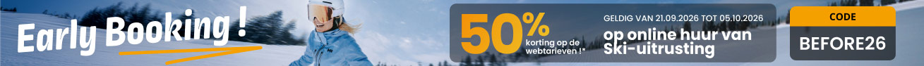 Early booking - 50% extra - BEFORE26