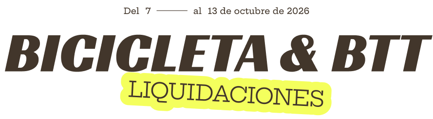 Liquidaciones bicicleta & BTT
