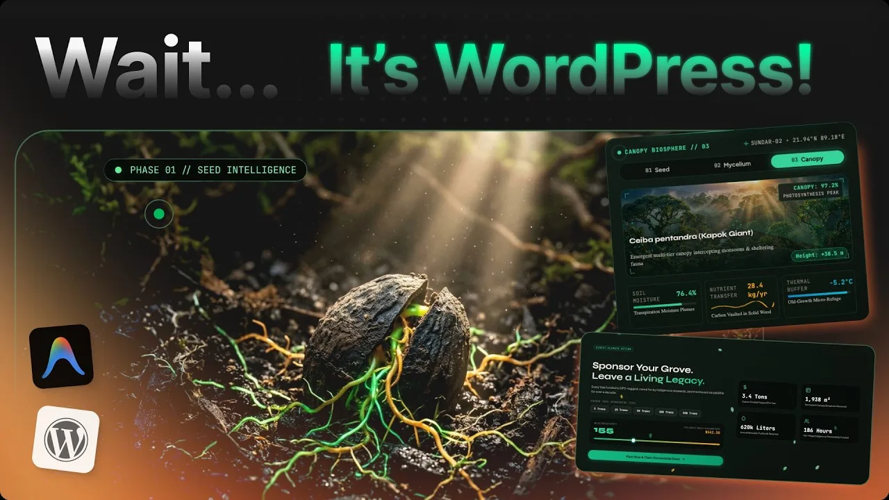 Google Antigravity Built This 3D Website. Can WordPress Edit It?