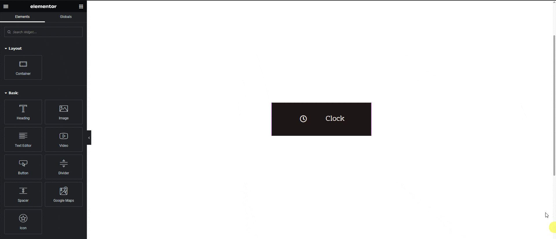 Exported Elementor template using the TP Button widget