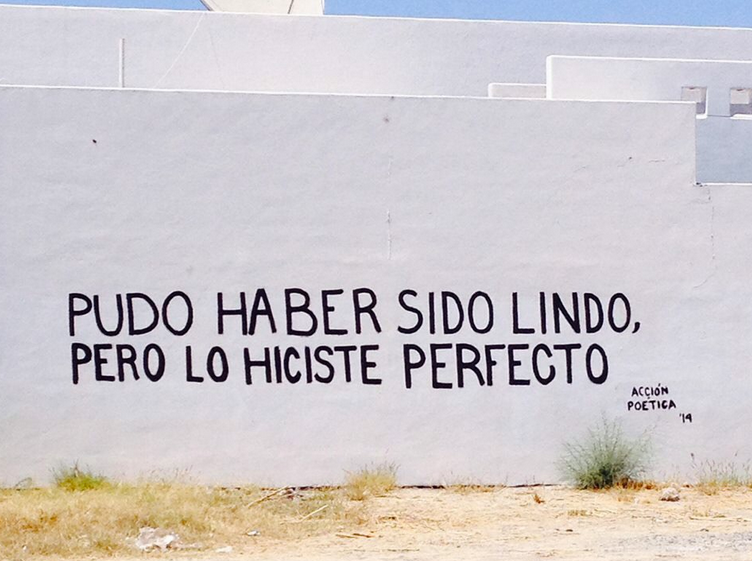 Frases de Acción Poética en Español (Latinoamericana) - Pudo haber sido lindo, pero lo hiciste perfecto.