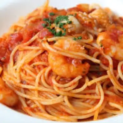 (QG) Espaguetti con Camarones 