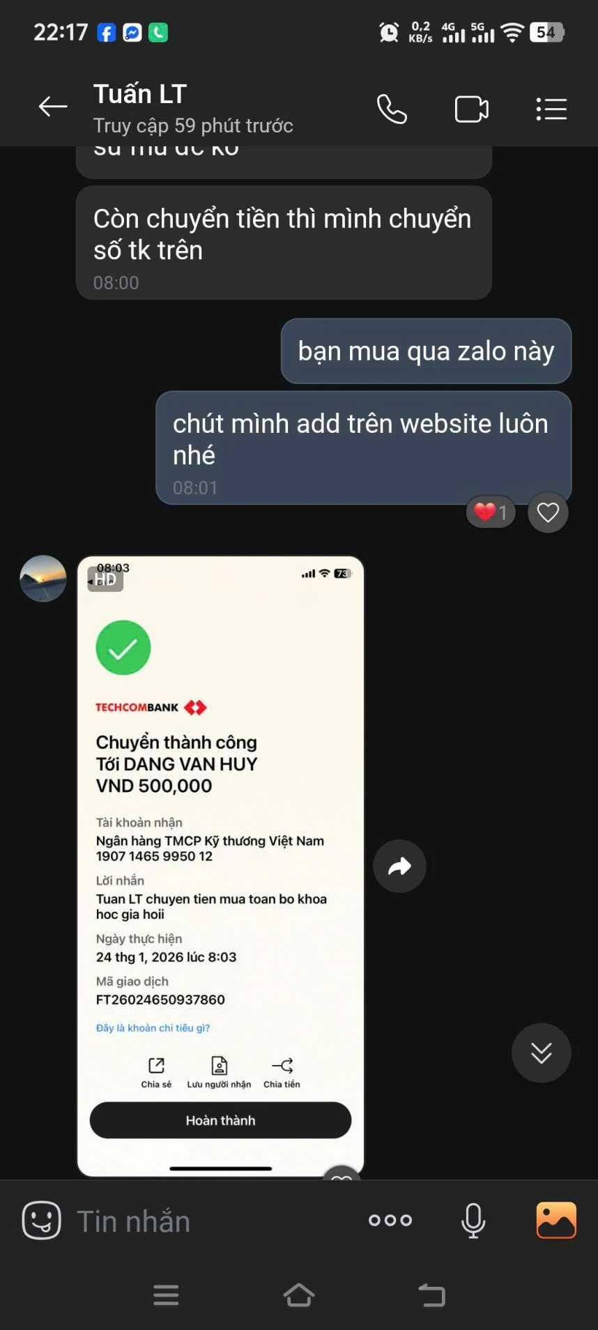 feedback khách hàng 5
