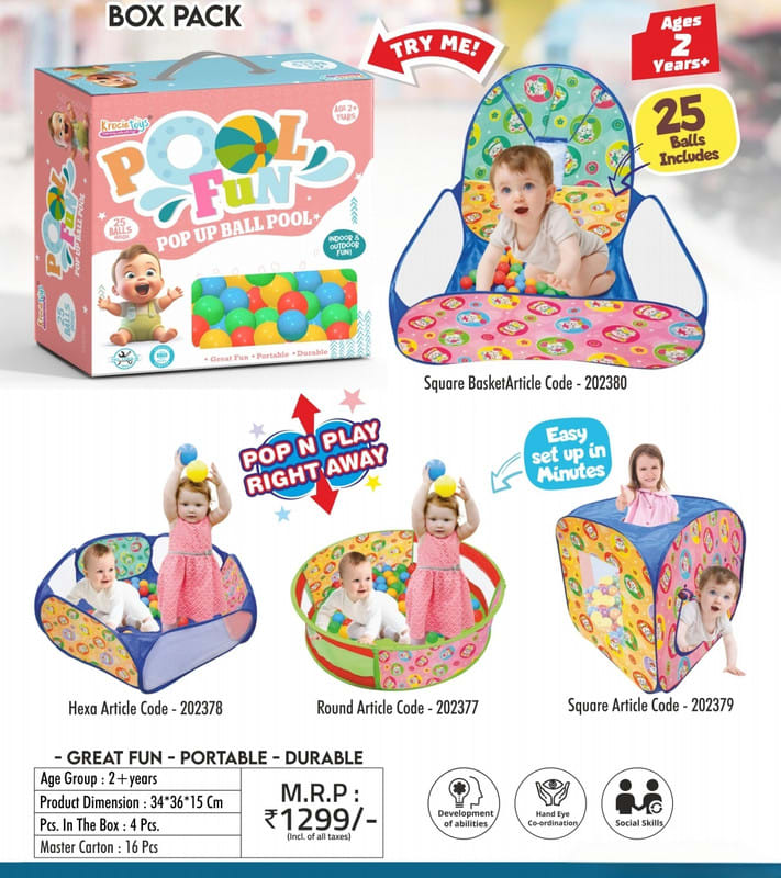 Baby pool (25 balls) – STR Trade India wholesale