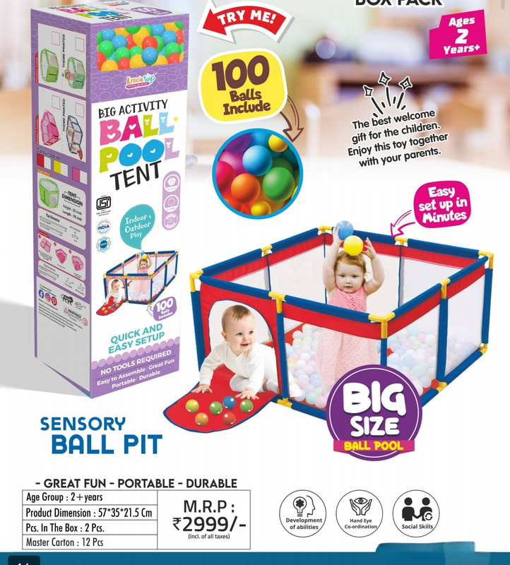 Baby pool jumbo square (100pc ball) – STR Trade India wholesale