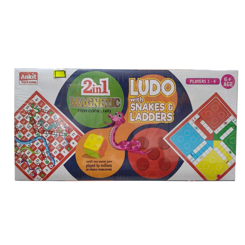 Magnetic 2in1 Ludo Snake ladders Ankit – STR Trade India wholesale