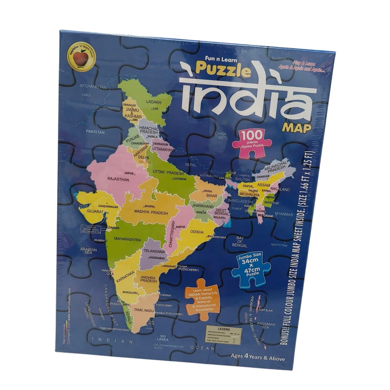 Indian Map Puzzle Annie – STR Trade India wholesale