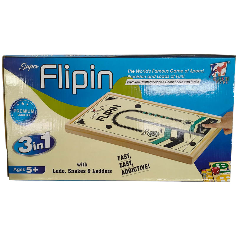 Flipin board Game Ludo + Chess + Arrow – STR Trade India wholesale