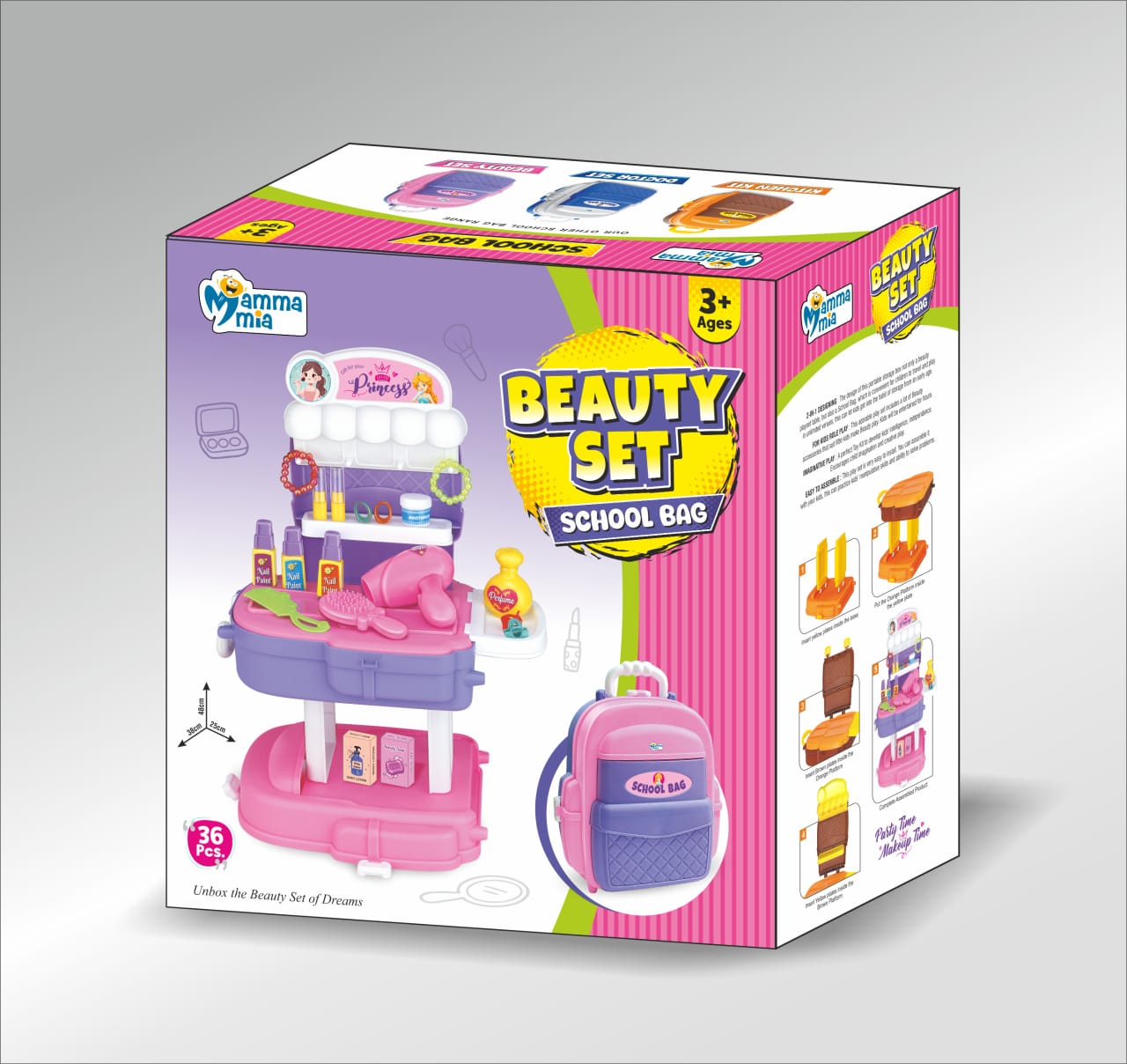 Beauty set school bag – STR Trade India wholesale