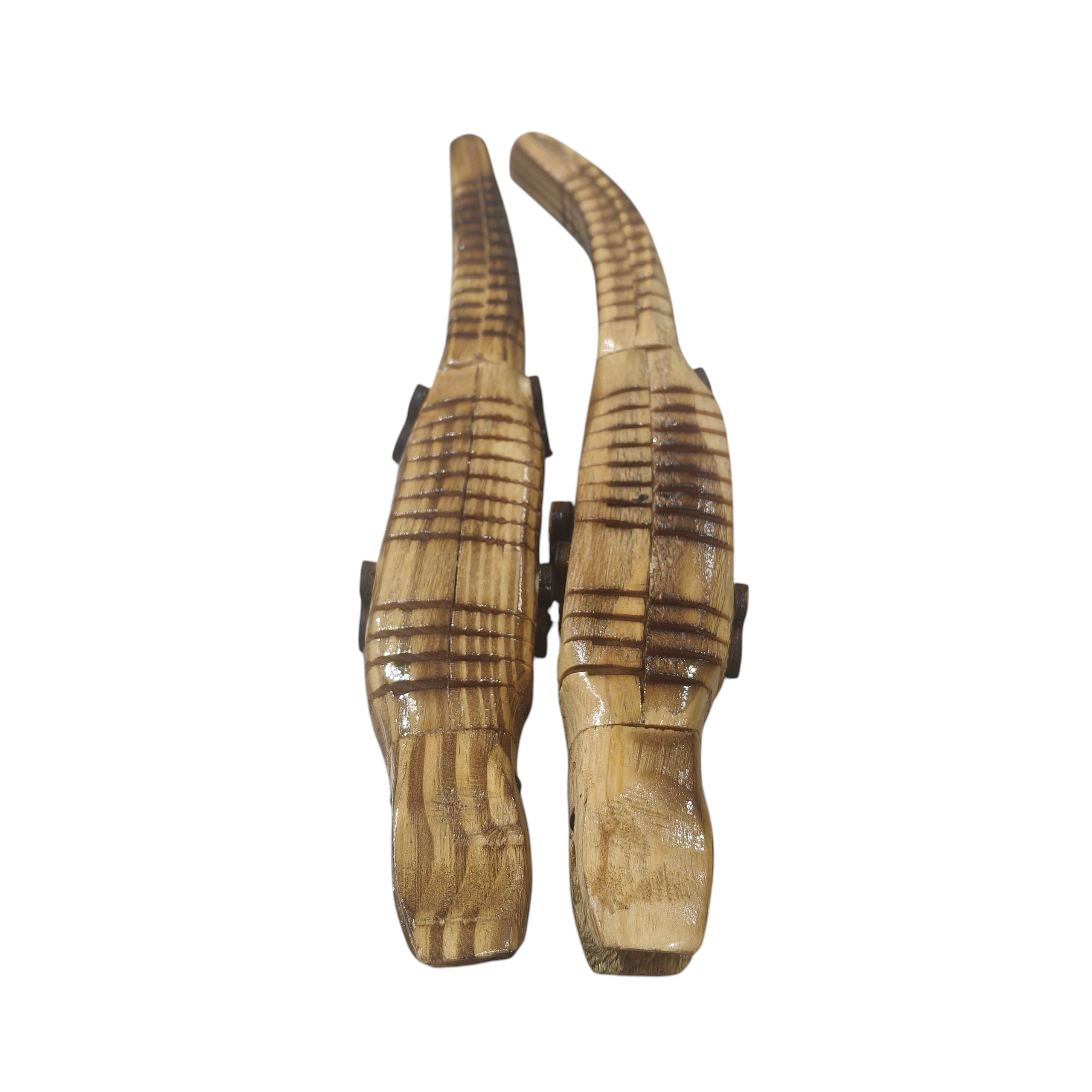 Wooden crocodile 01 (2pc) – STR Trade India wholesale