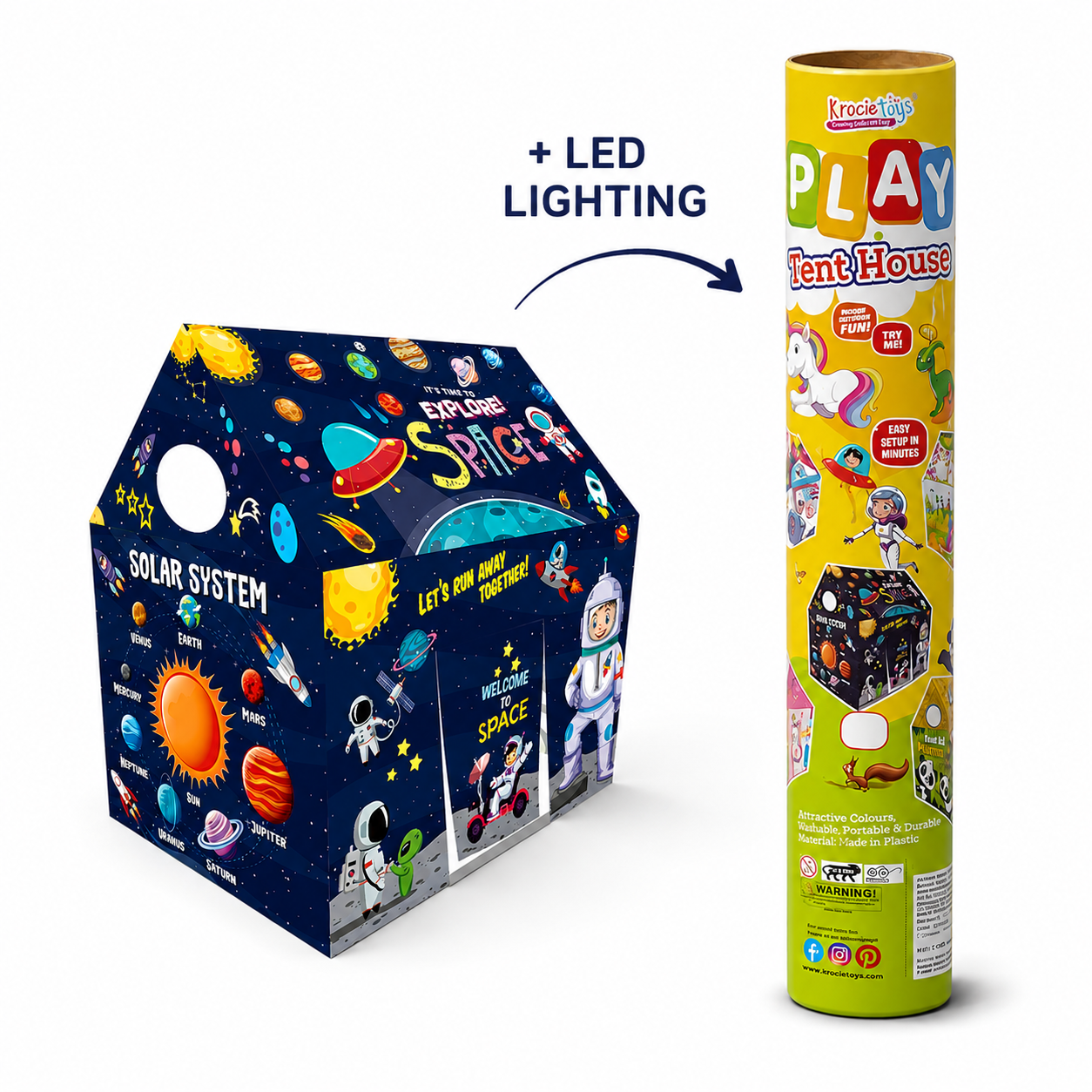 Space Tent + Led Lighting – STR Trade India wholesale