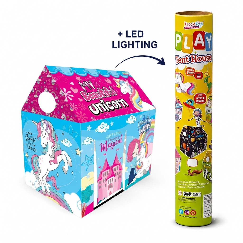 Unicorn Princess Tent + Led Lighting – STR Trade India wholesale