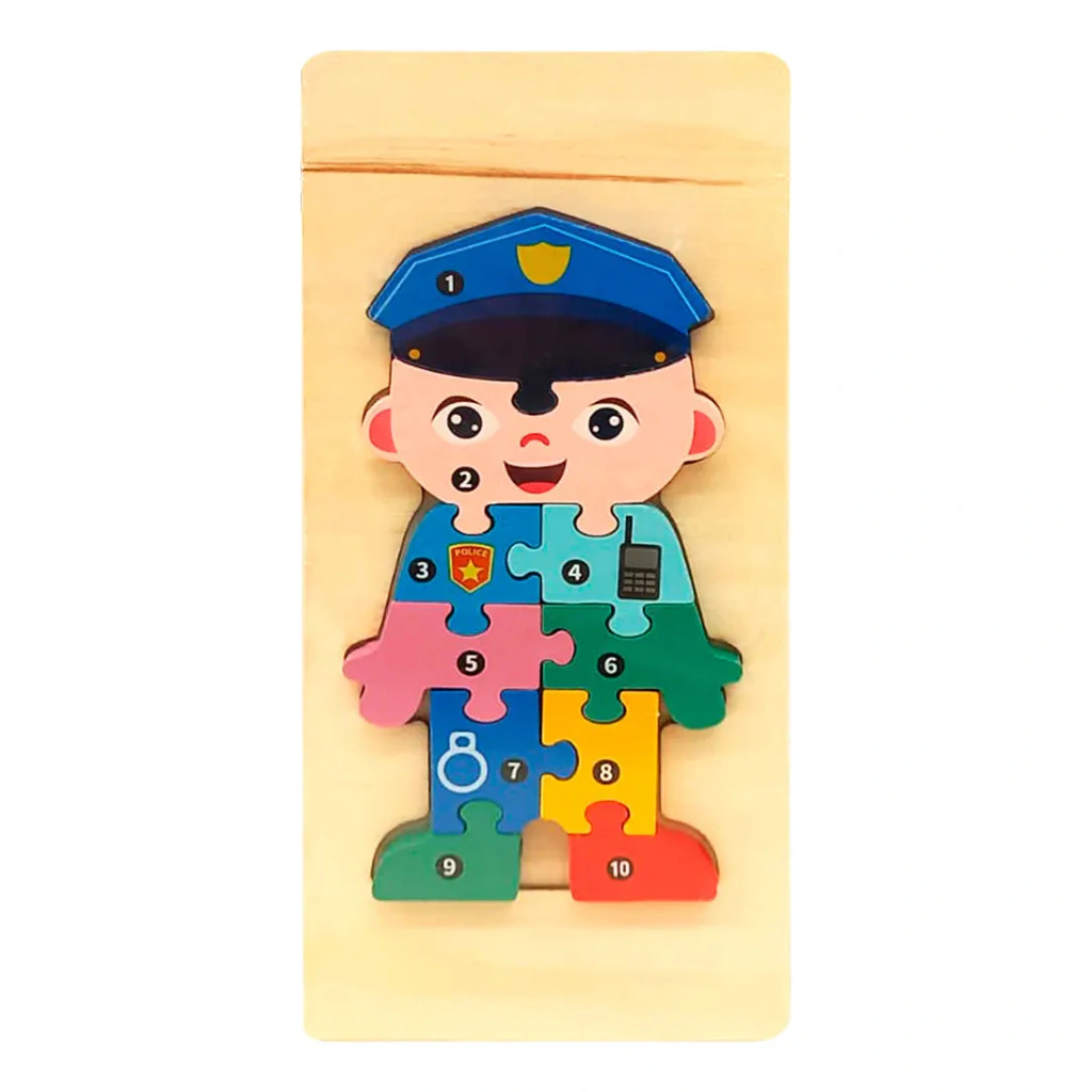 Officer wooden Puzzle – STR Trade India wholesale