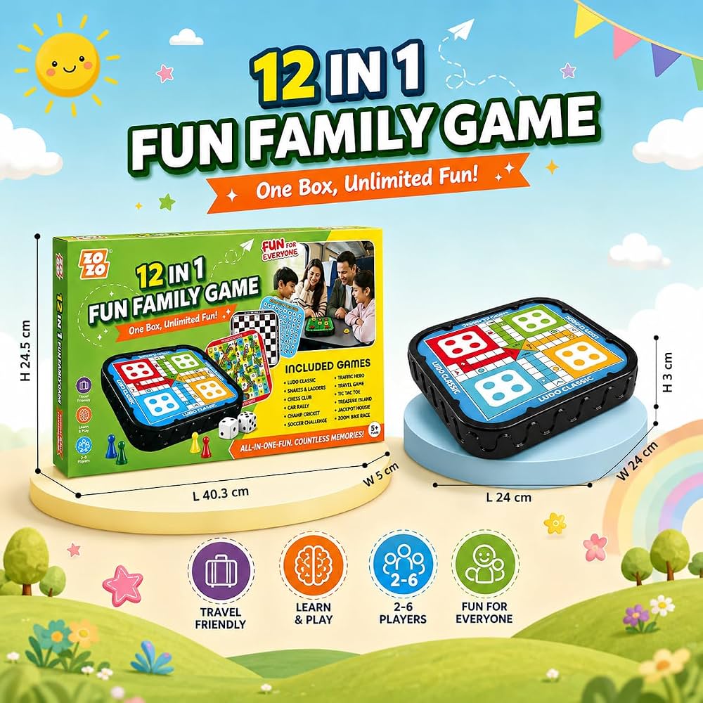 12in1 Family Game – STR Trade India wholesale