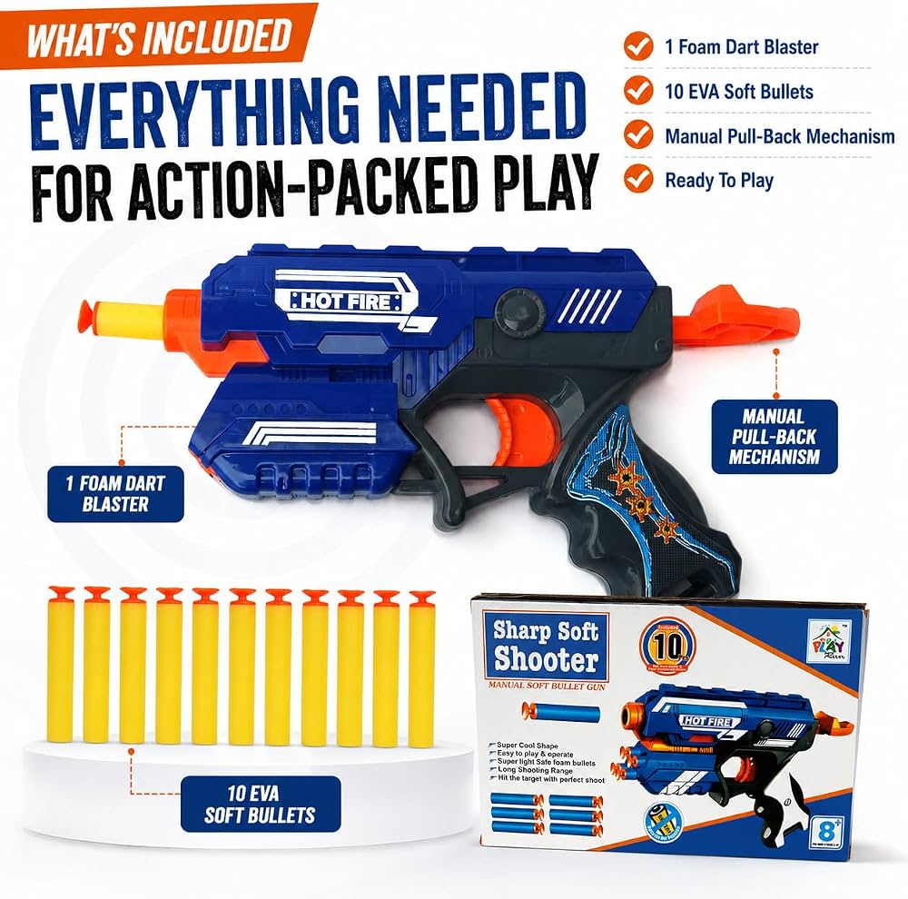 Sharp Soft Shooter Mini Gun – STR Trade India wholesale