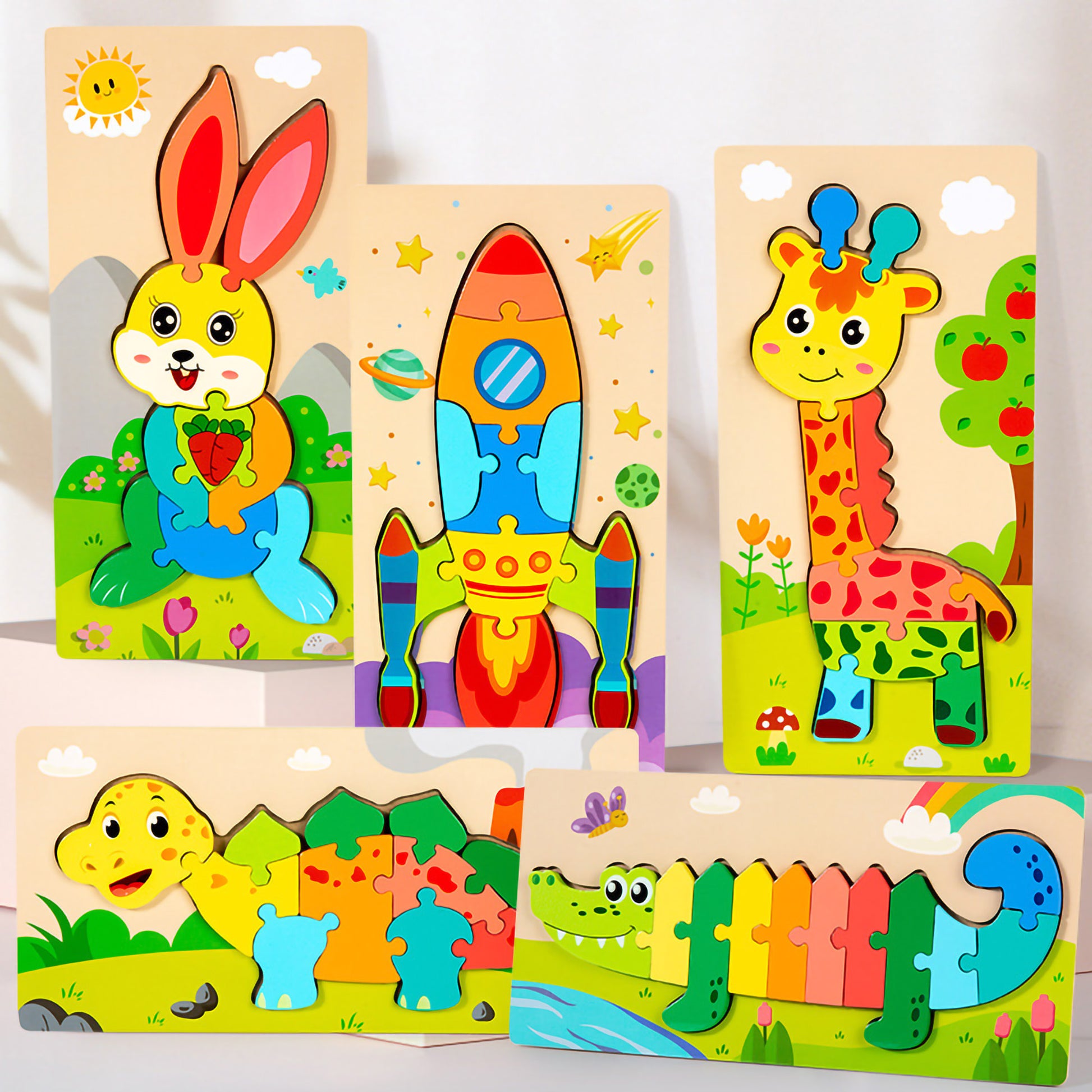 Wooden animal puzzle big – STR Trade India wholesale