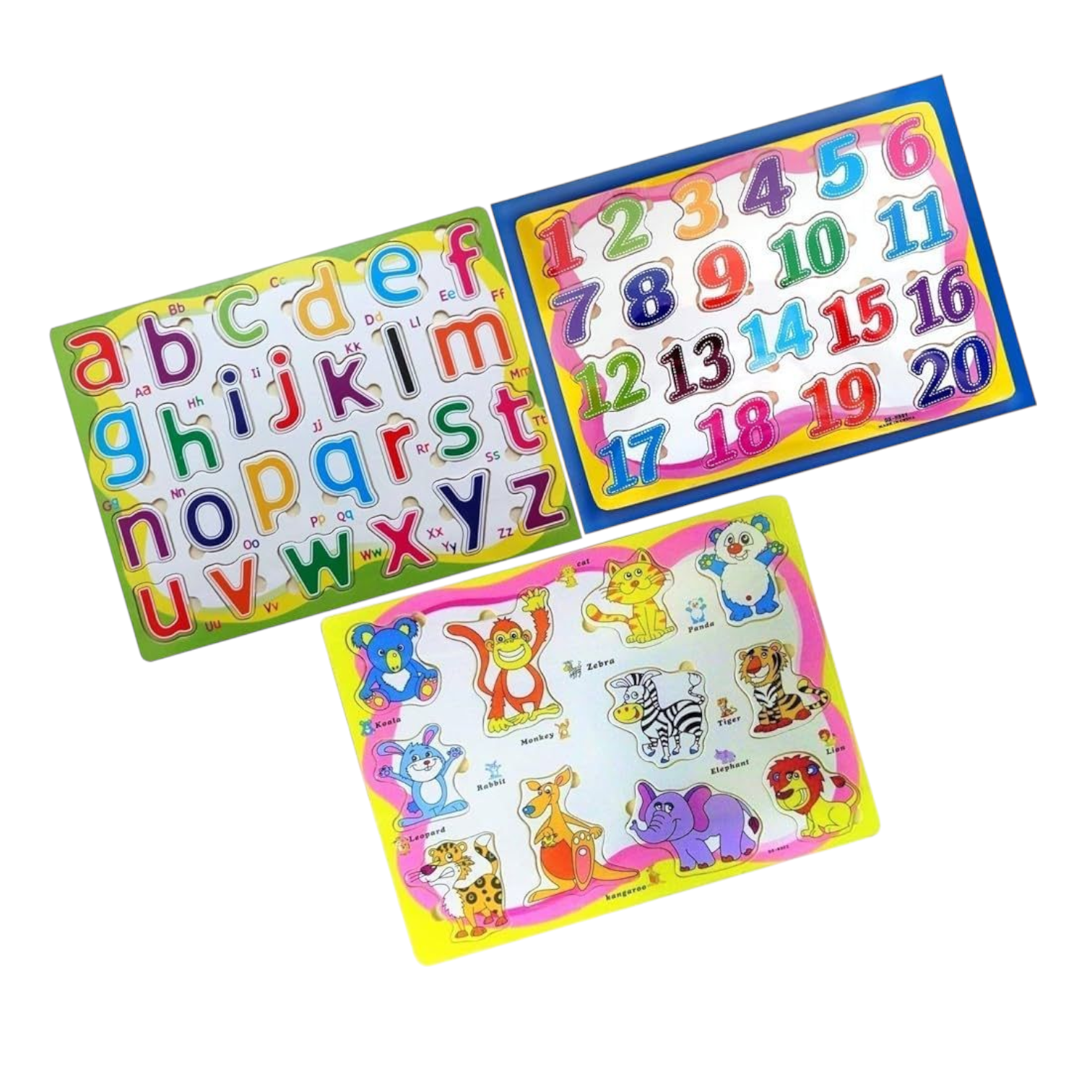 Abcd Wooden multi colour  – STR Trade India wholesale