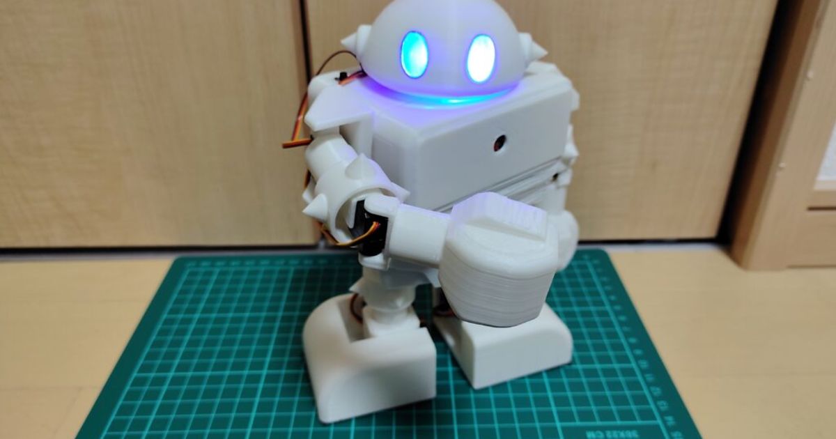 RaspberryPi ZERO2Wで多関節2足歩行ロボット by