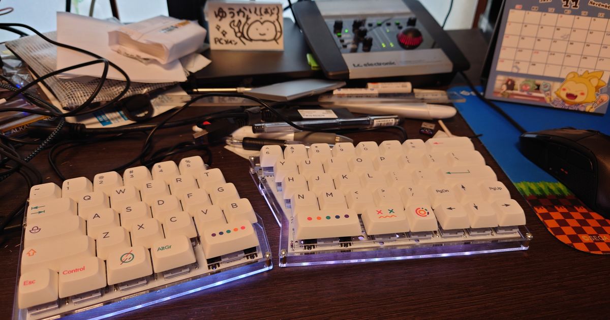 キーボードキットを作ったのでメモ的な by eucaly | elchika