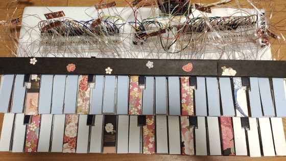 Spresenseと身近なもので作る誰でも弾けるピアノ🎹