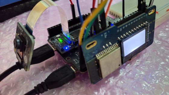 Spresenseで簡易フェイシャルトラッカーを作成する