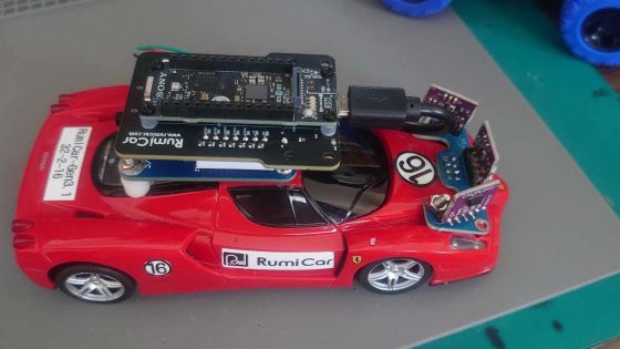 SPRESENSEで3.3Vや5V系の周辺機器の利用について(RumiCarへの応用)