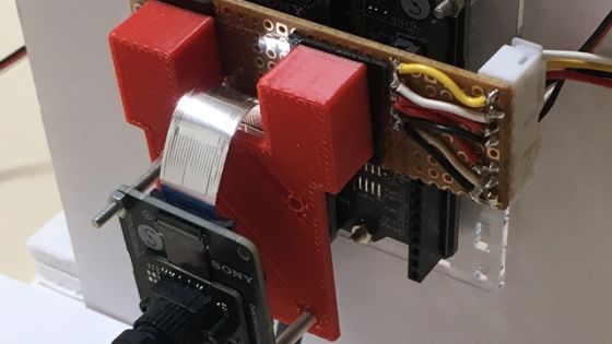 試作 屋外専用 カメラ付き温湿度計