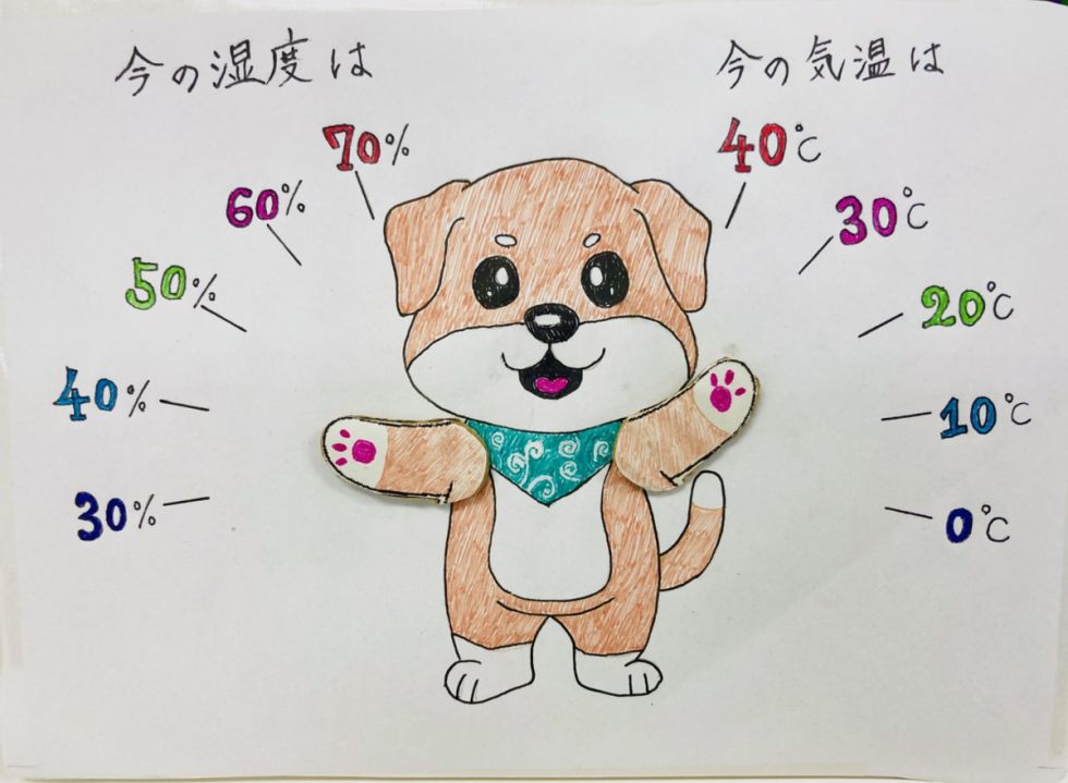 こまめに室温・湿度を確認しよう！「こまめちゃん」